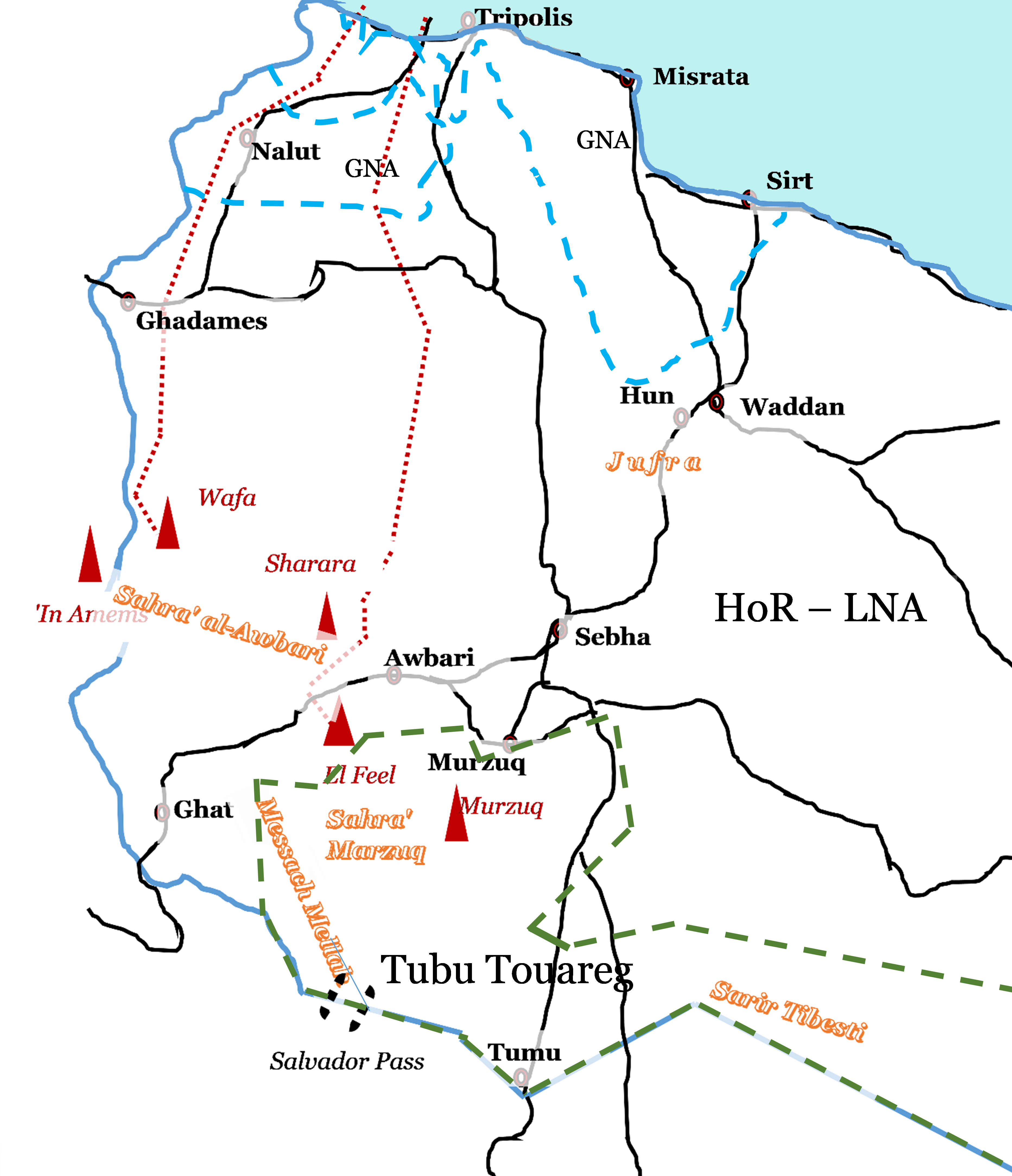 Fezzan map